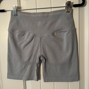 BuffBunny Gray Bike Shorts